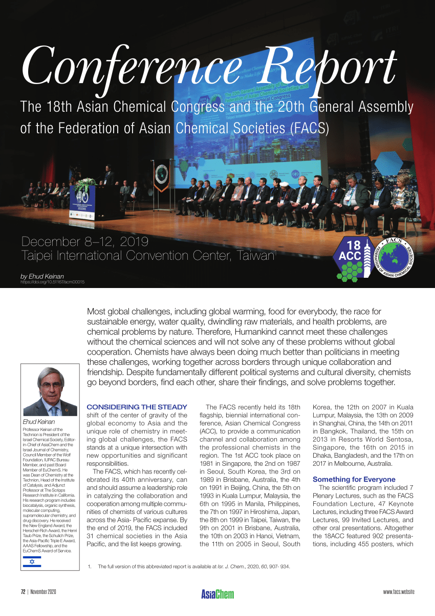 (PDF) The 18th Asian Chemical Congress and the 20th General Assembly of