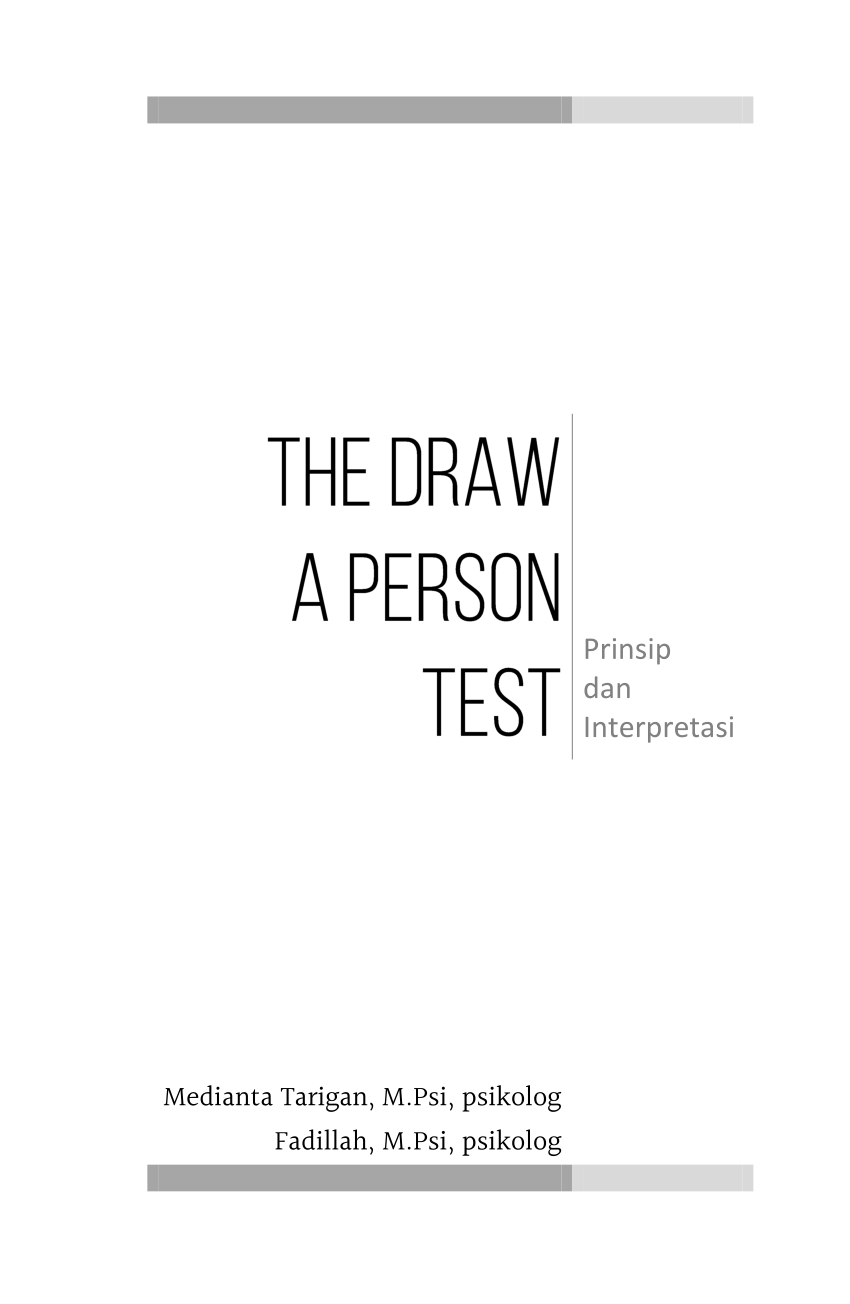 (PDF) The Draw A Person Test Prinsip dan Interpretasi