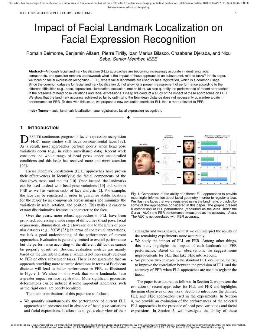 (PDF) Facial Landmark Detection