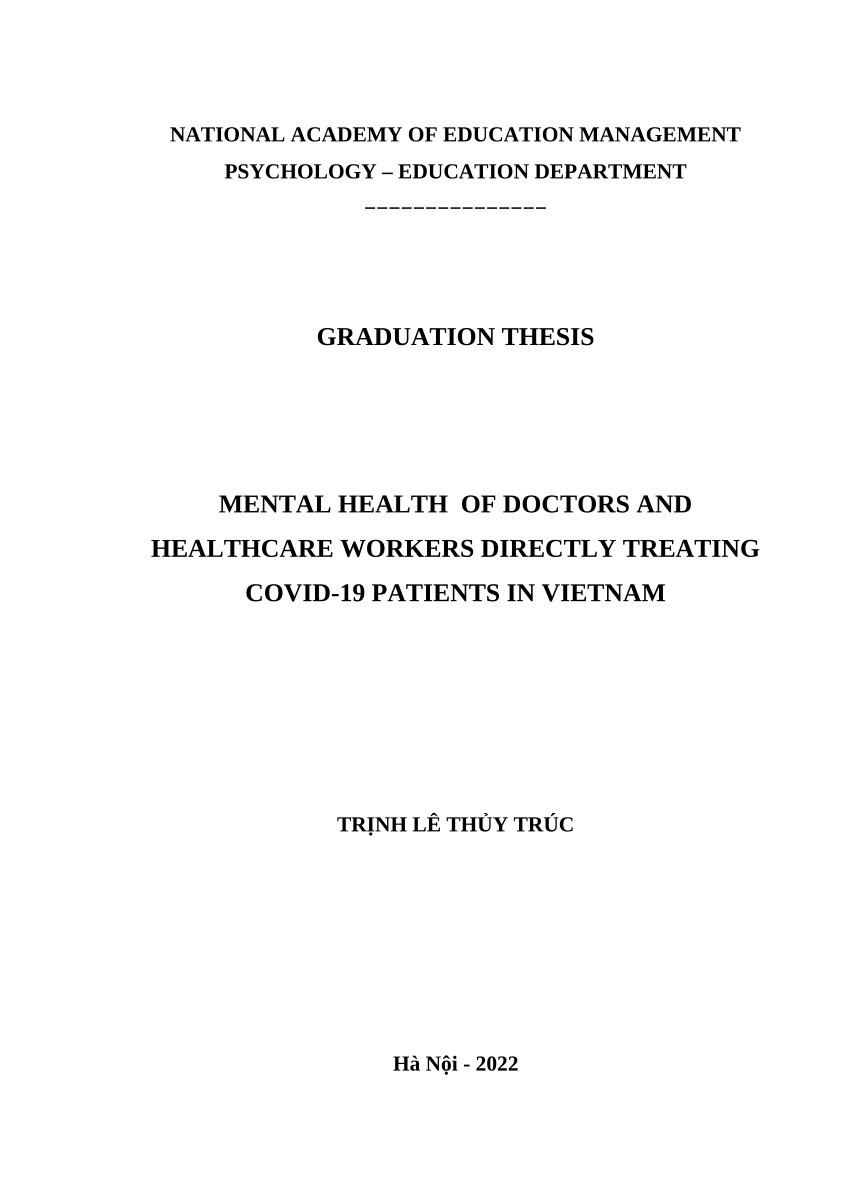 how to write graduation thesis