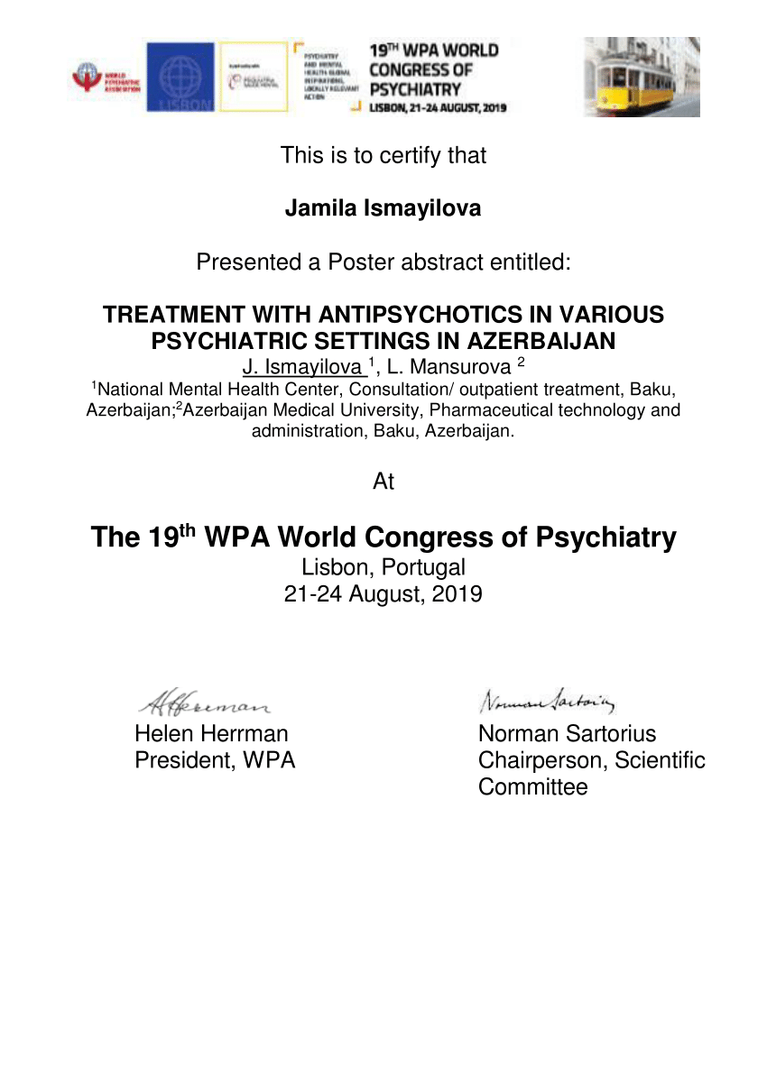 (PDF) TREATMENT WITH ANTIPSYCHOTICS IN VARIOUS PSYCHIATRIC SETTINGS IN