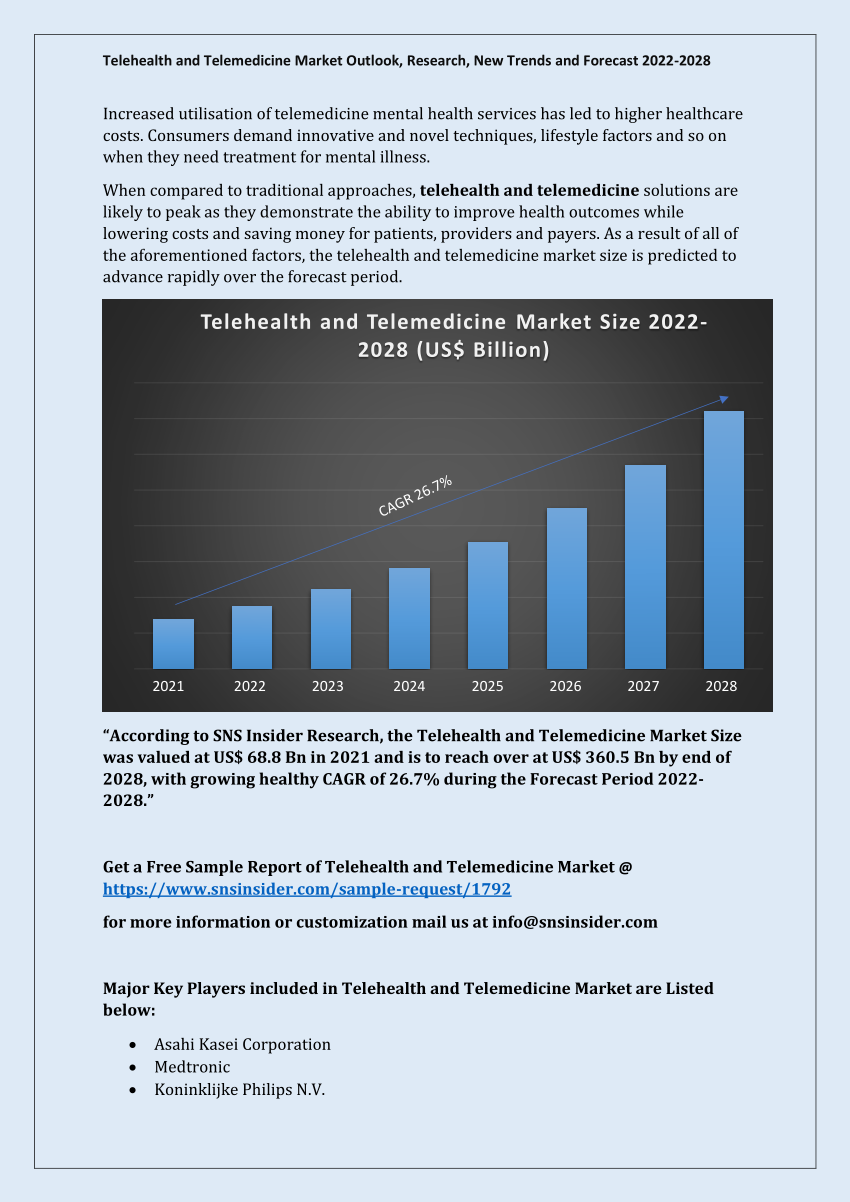 Pdf Telehealth And Telemedicine Market New Global Opportunities Challenges Growth Analysis
