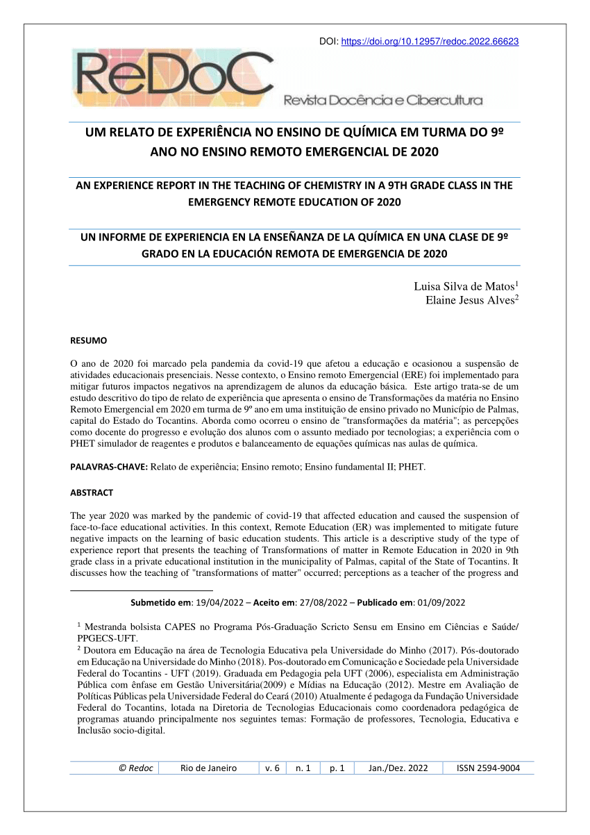 Já jogou UNO hoje? JOGOS NO ENSINO DE QUÍMICA