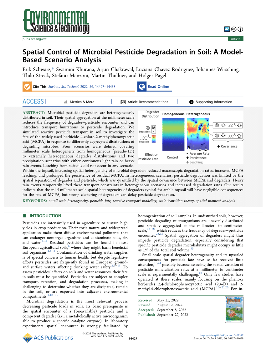 latest research paper on pesticide degradation by soil bacteria