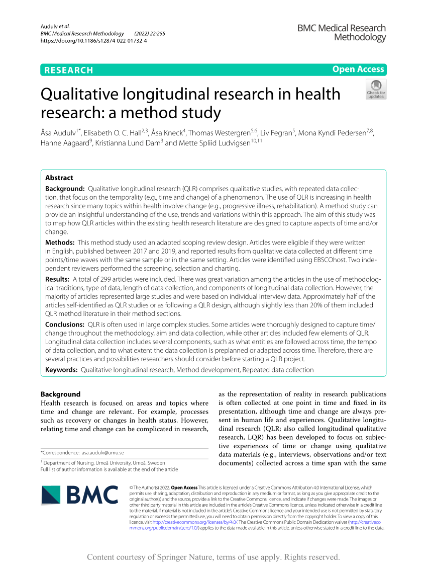 qualitative research longitudinal case study