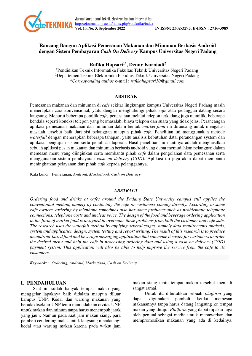 Pdf Rancang Bangun Aplikasi Pemesanan Makanan Dan Minuman Berbasis Android Dengan Sistem 4512