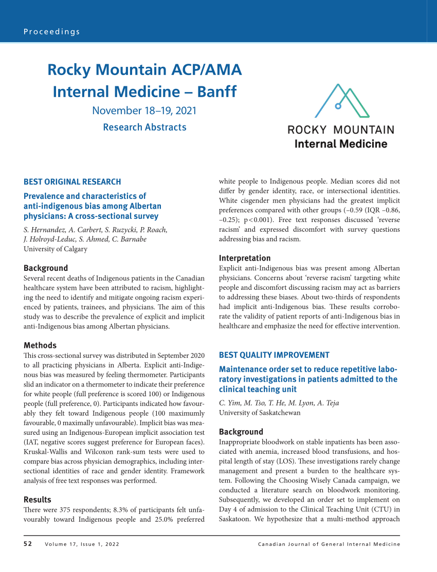 (PDF) Rocky Mountain ACP/AMA Internal Medicine Abstracts