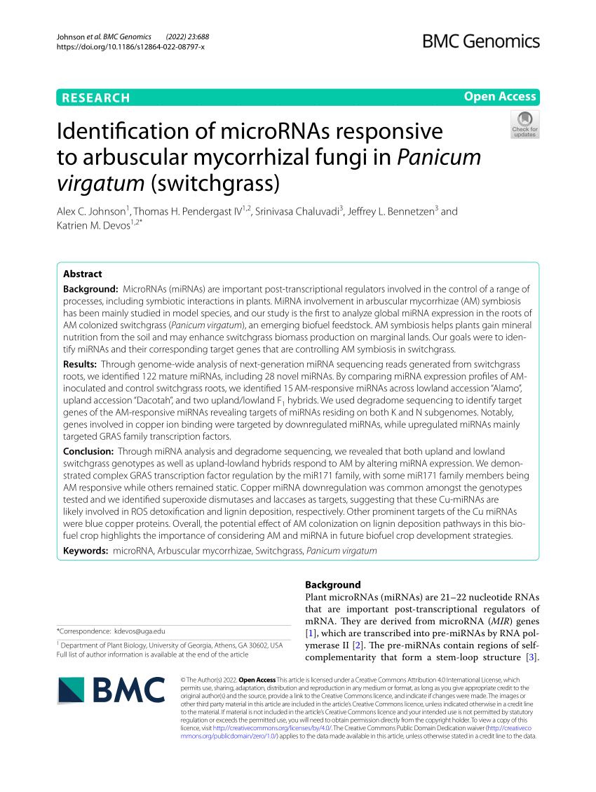 pdf-identification-of-micrornas-responsive-to-arbuscular-mycorrhizal