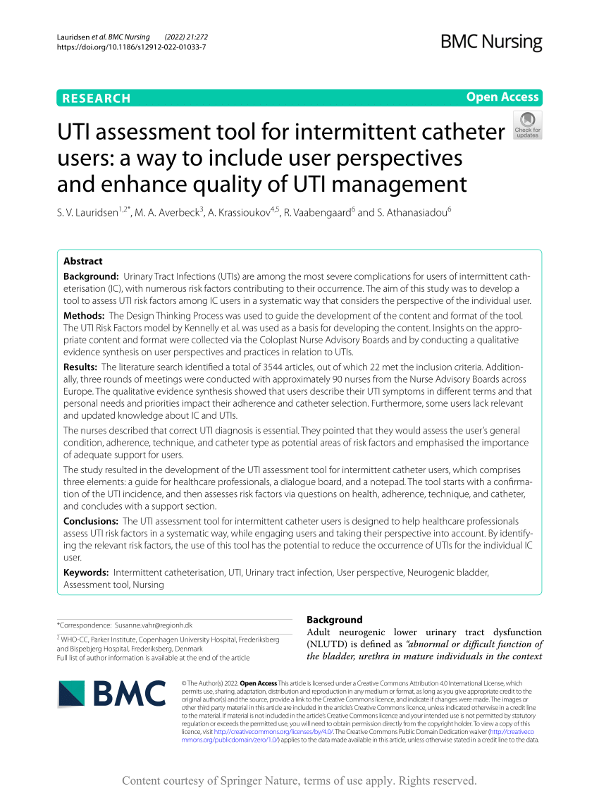 Care for Reusable Intermittent Catheterization (IC) Equipment