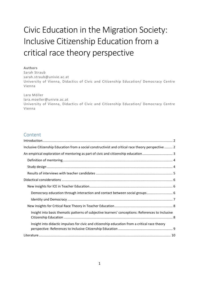 toward a critical race theory of education pdf