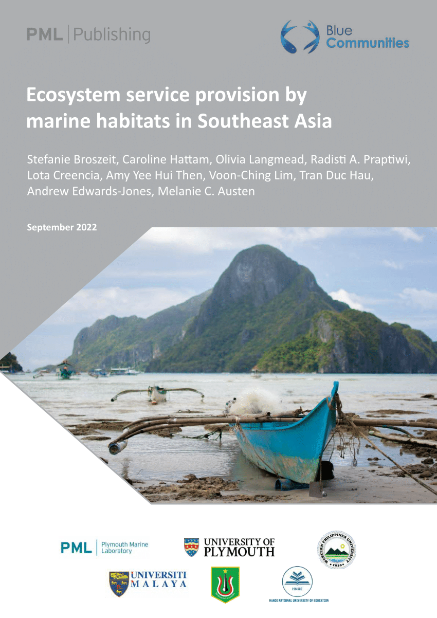 PDF) Ecosystem service provision by marine habitats in Southeast Asia
