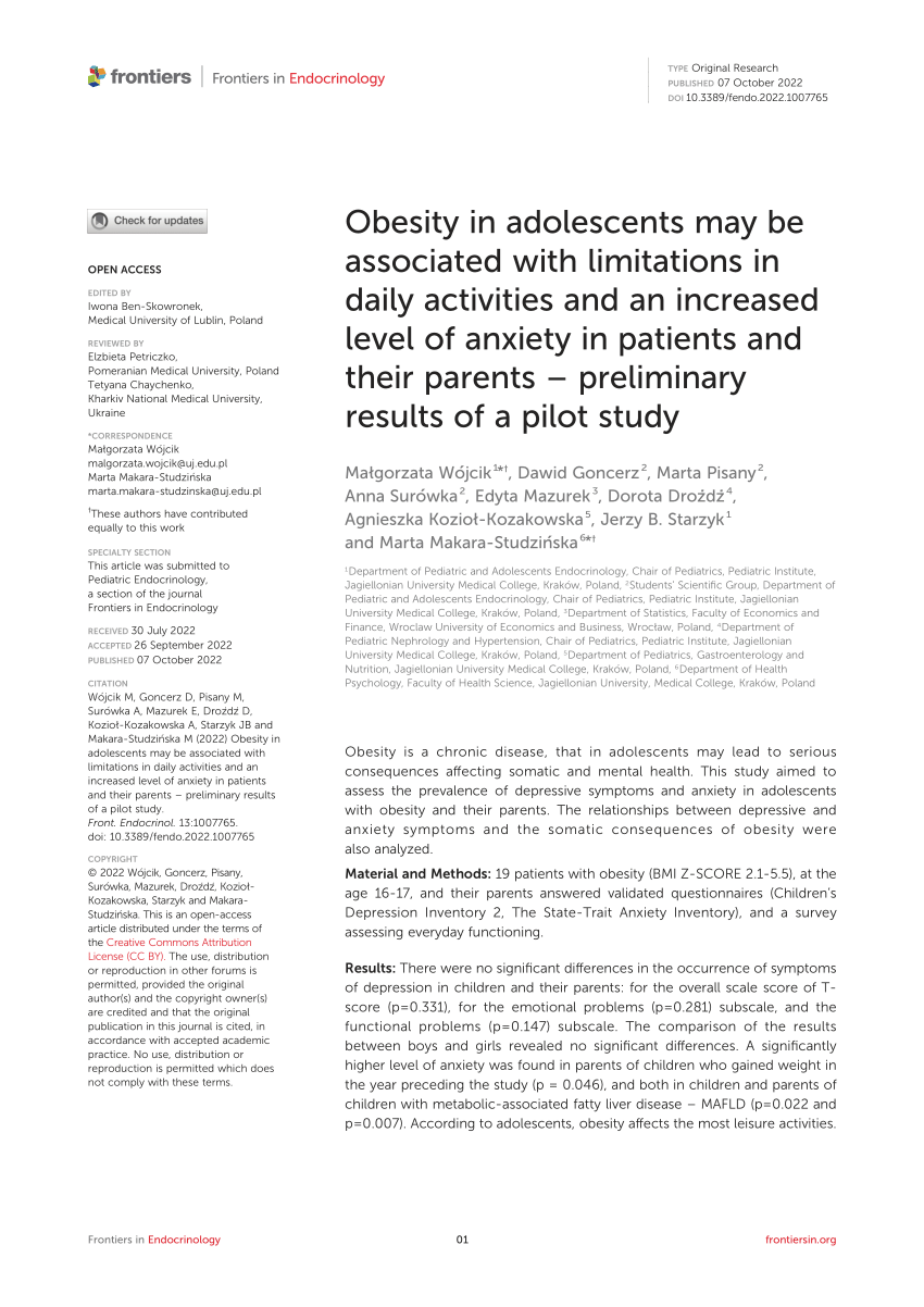 limitations in obesity research