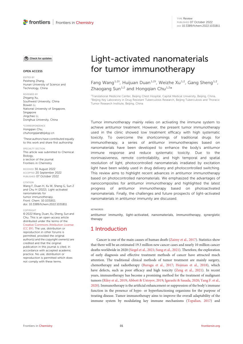 tumor immunotherapy thesis