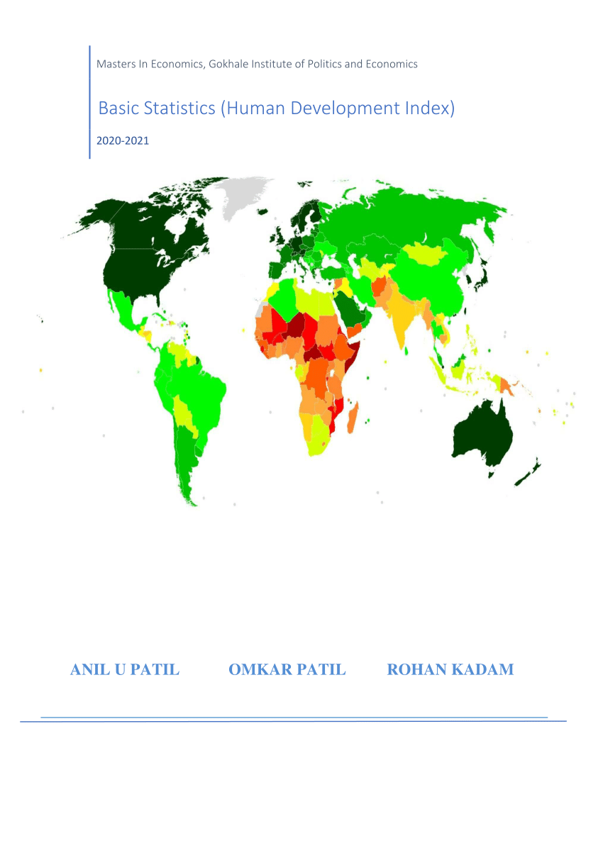 What Do Understand By Human Development Index