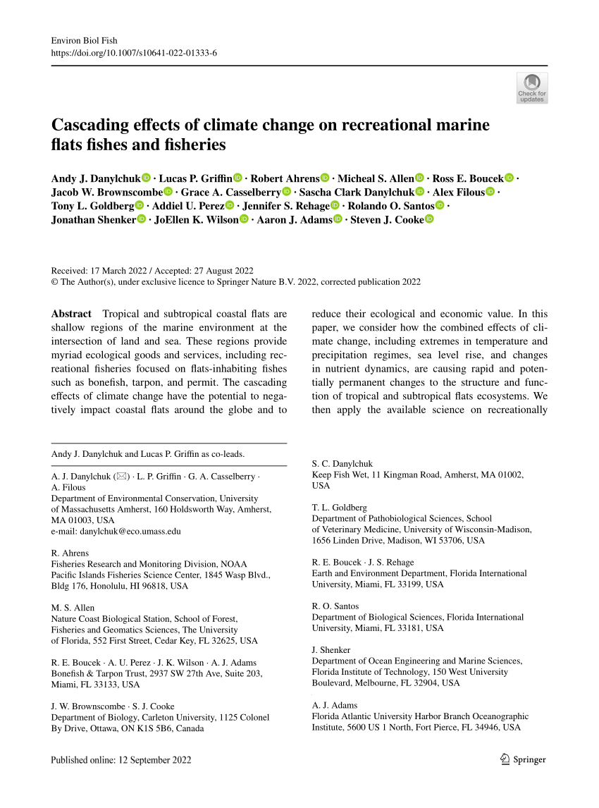 PDF) Correction to: Cascading effects of climate change on