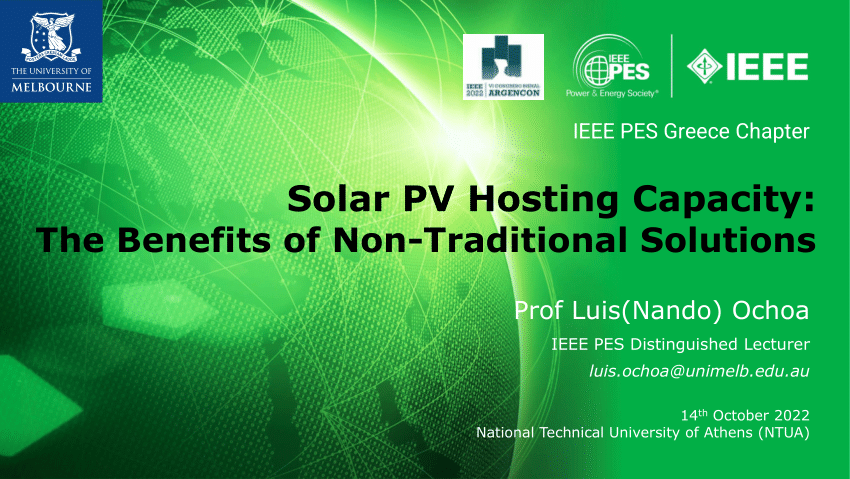 (PDF) Solar PV Hosting Capacity of Distribution Networks: The Benefits