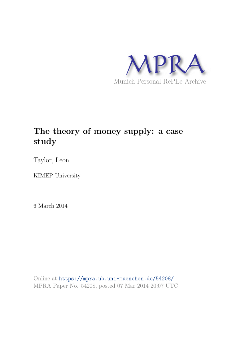 pdf-the-theory-of-money-supply-a-case-study
