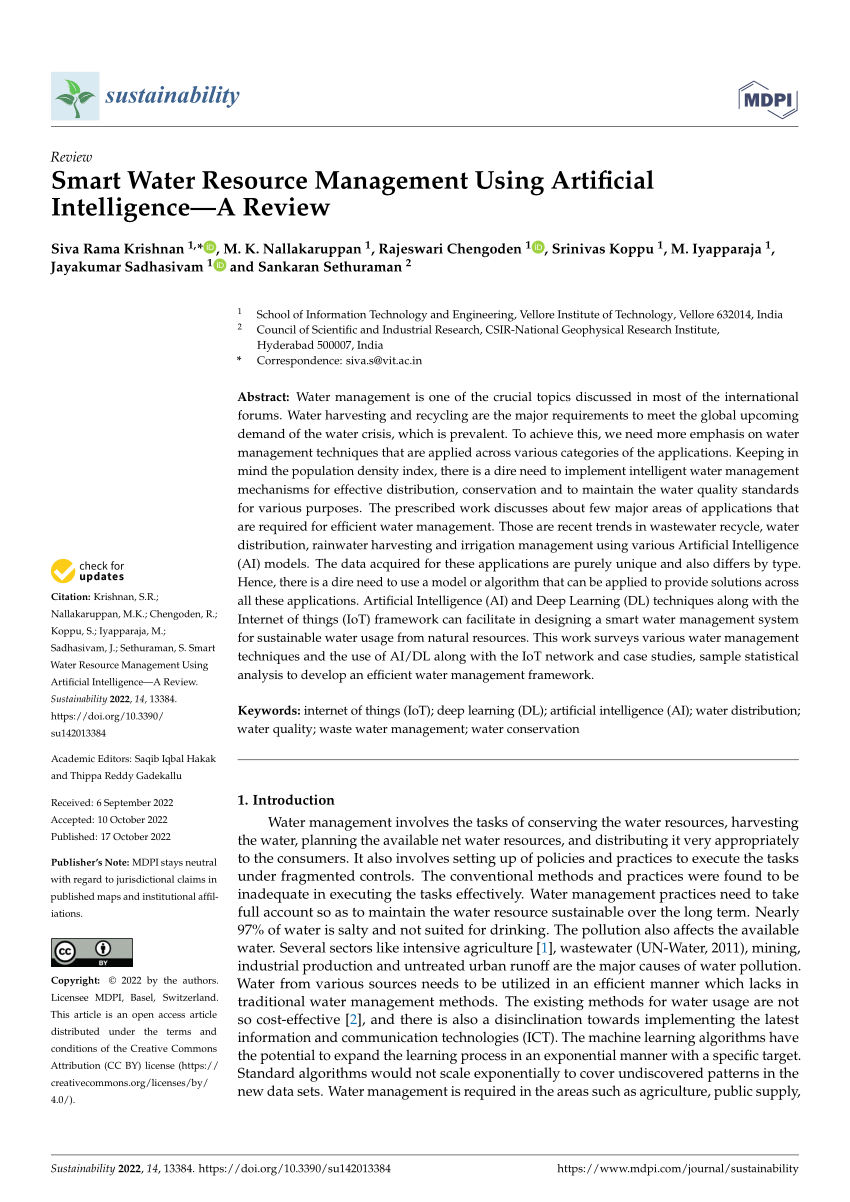 water management thesis