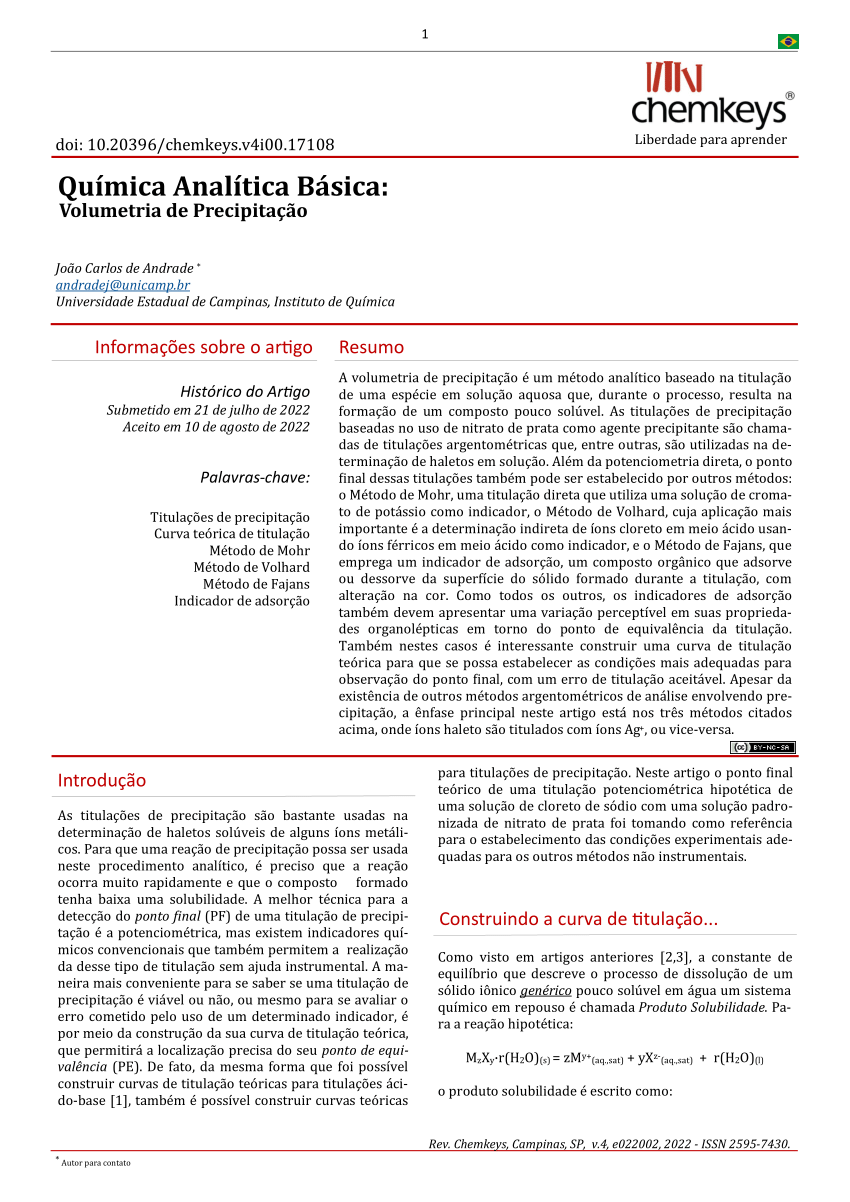 Resumo sobre ácidos e bases, PDF, Precipitação (Química)