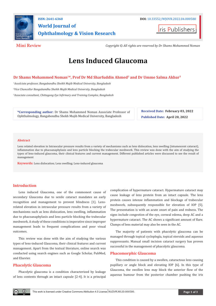 glaucoma thesis pdf