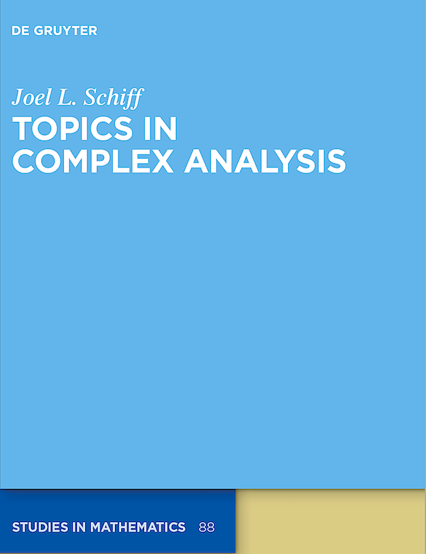 (PDF) Topics in Complex Analysis