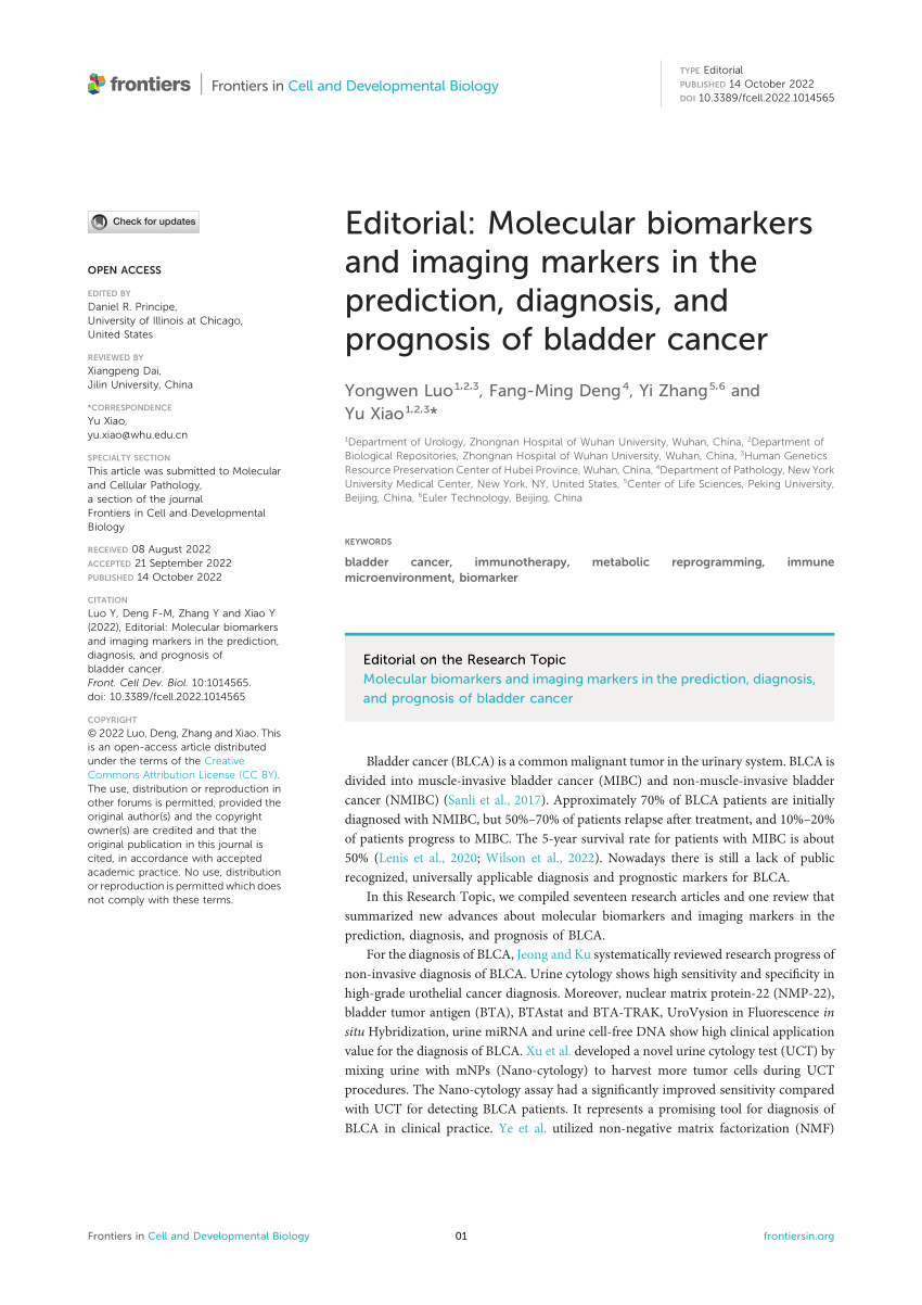 Pdf Editorial Molecular Biomarkers And Imaging Markers In The