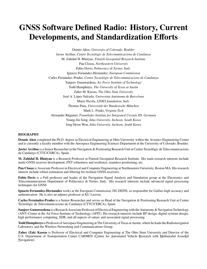 software defined radio research papers