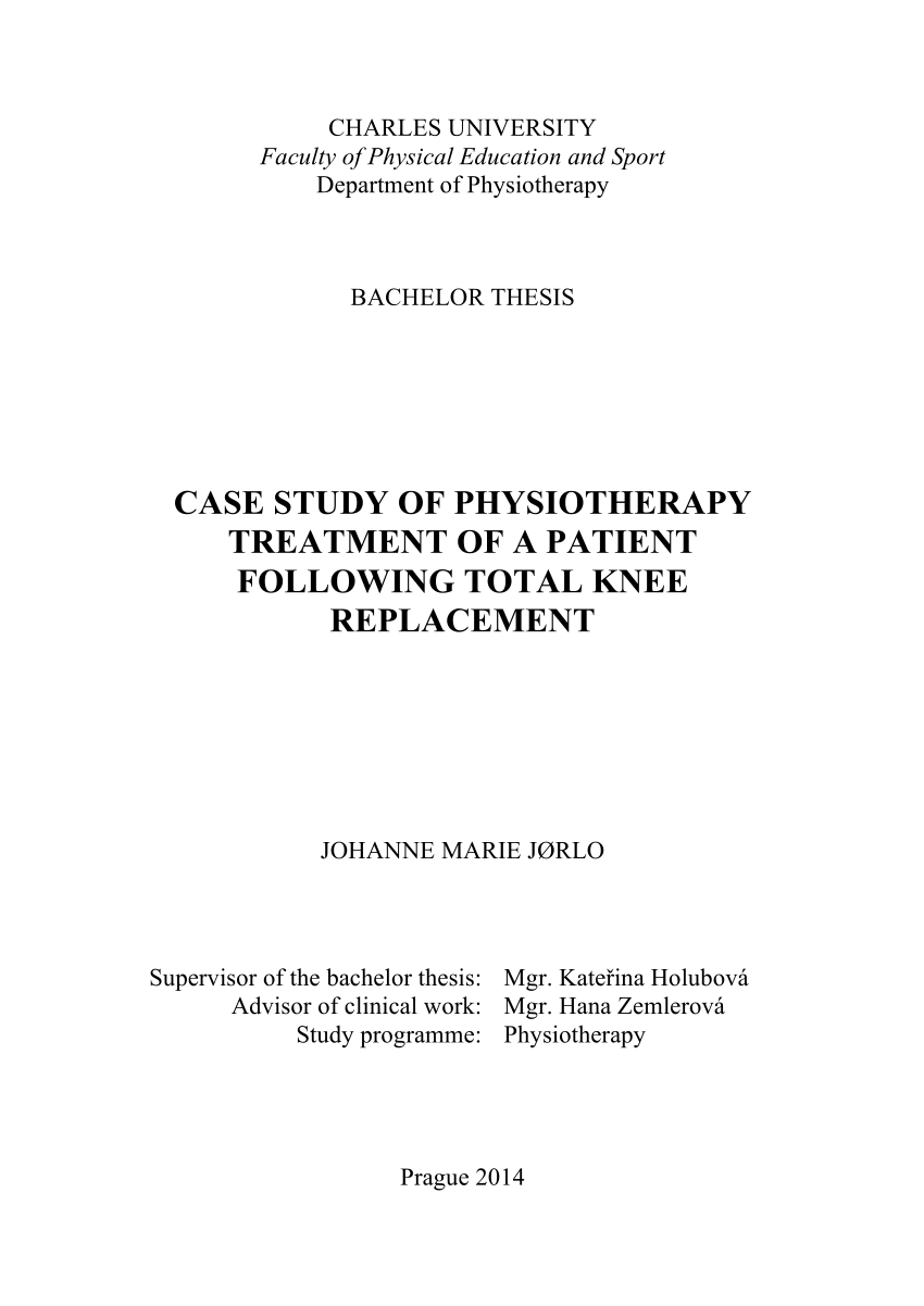 case study physiotherapy pdf