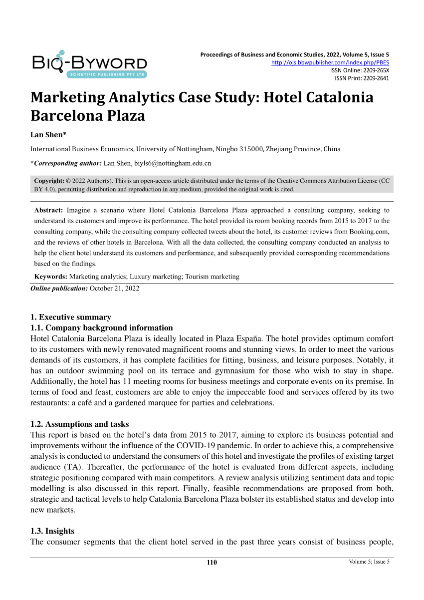 web analytics case study pdf