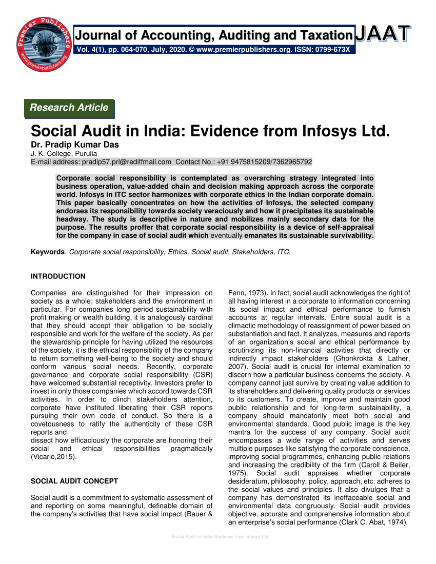 case study on social audit in india