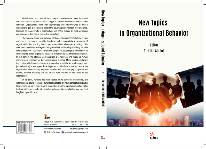 thesis topics for organizational behaviour