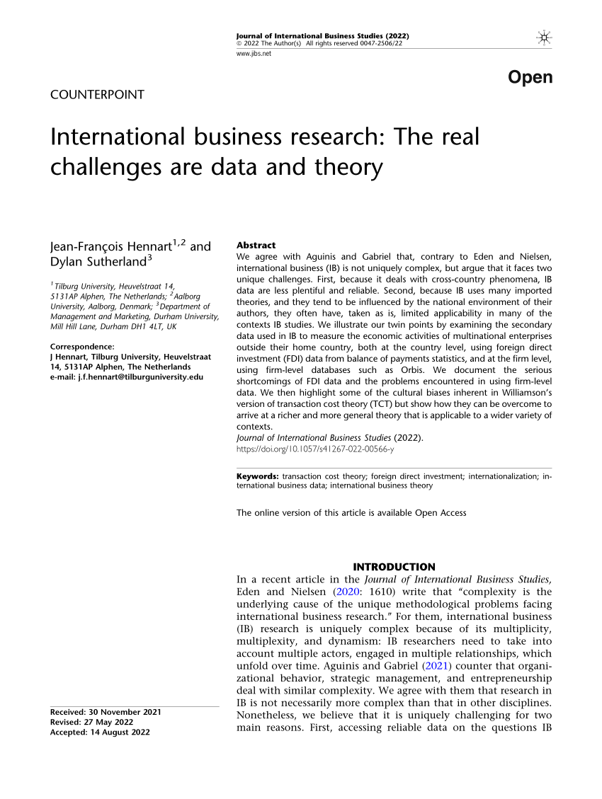 international business research guide