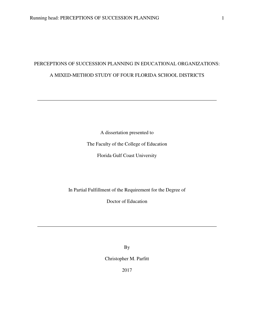 pdf-perceptions-of-succession-planning-in-educational-organizations