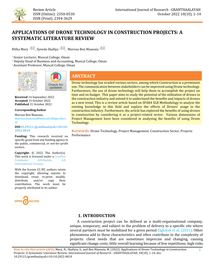 research paper on drone technology pdf