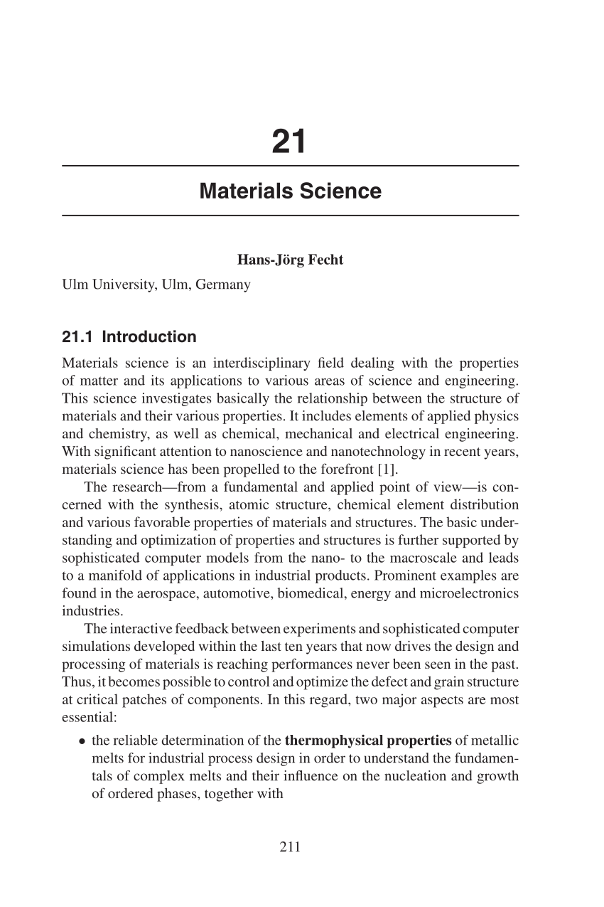 research paper on material science pdf