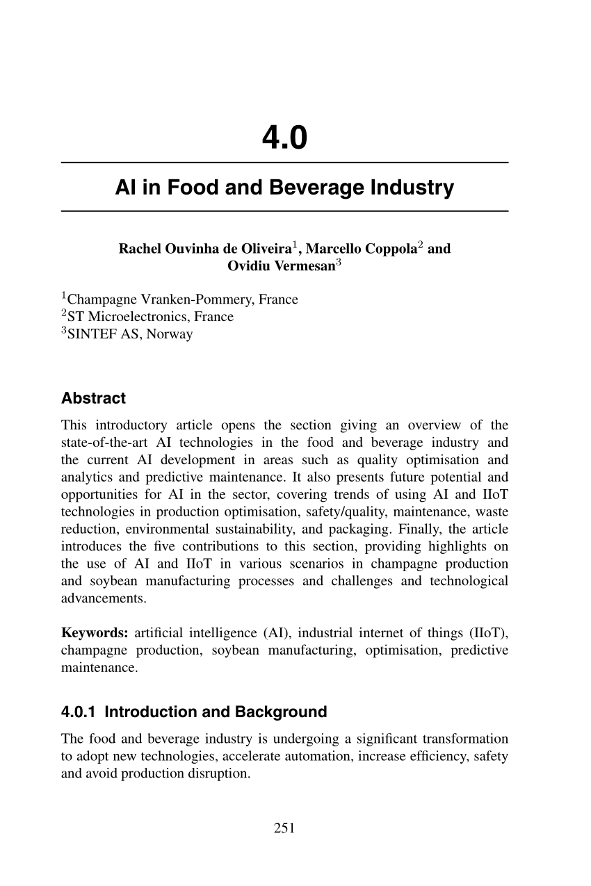 research about food and beverage services