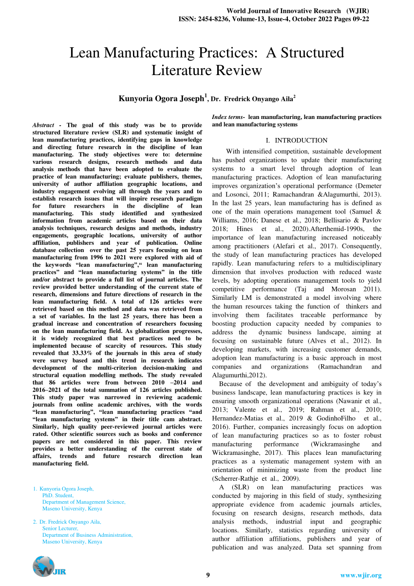 master thesis lean management