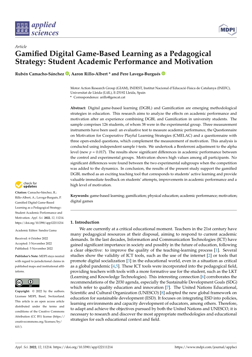 literature review on digital game based learning