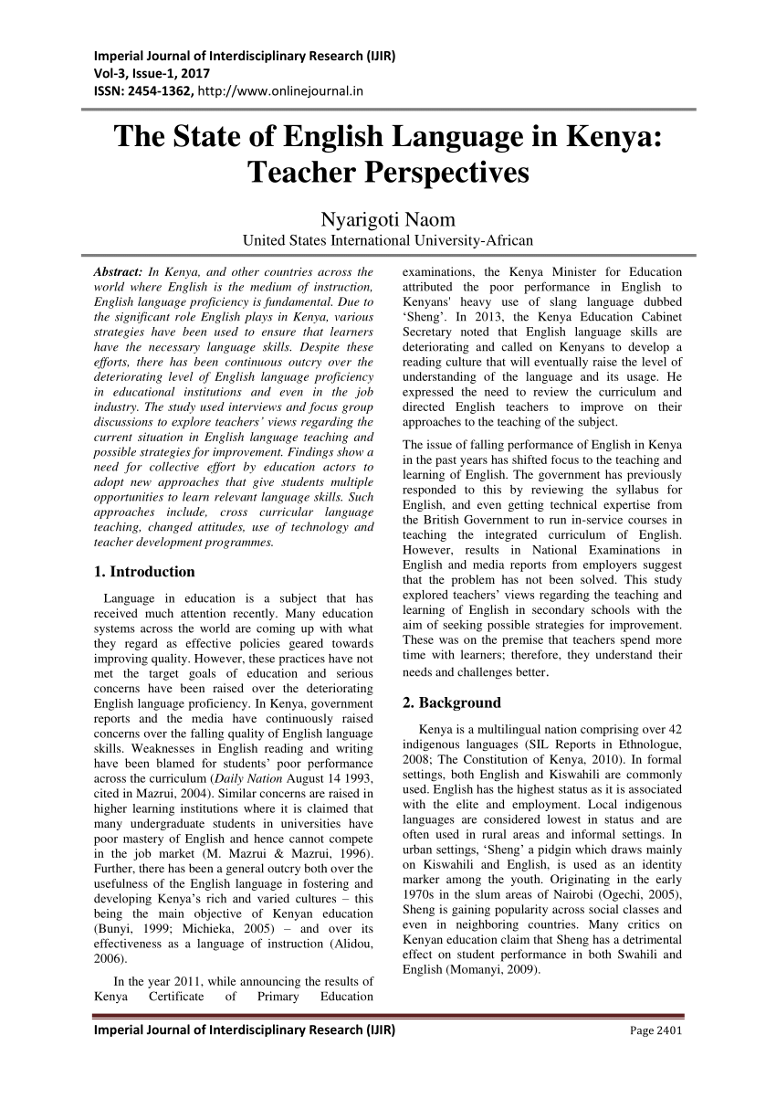 pdf-the-state-of-english-language-in-kenya-teacher-perspectives