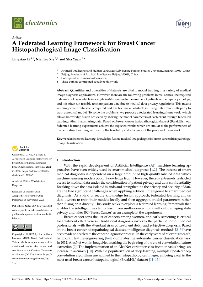 breast cancer classification research paper