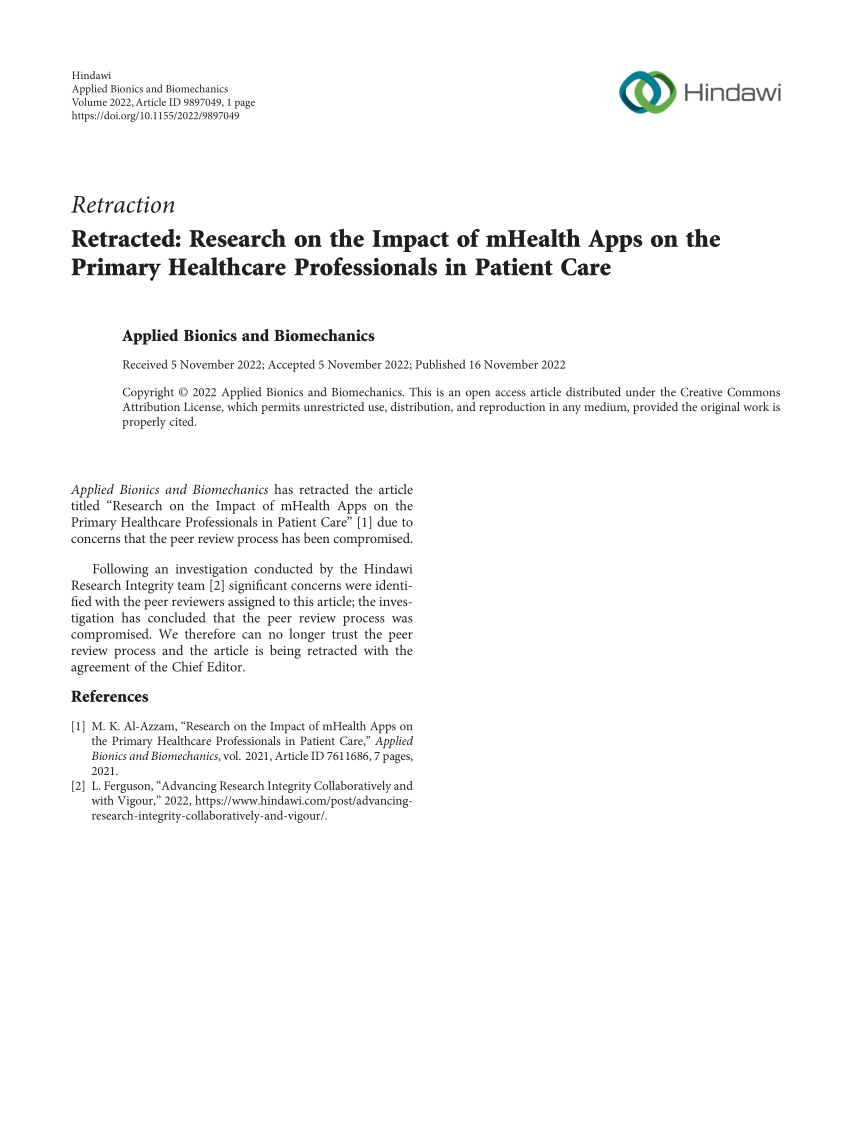 primary research article using mhealth as the study intervention