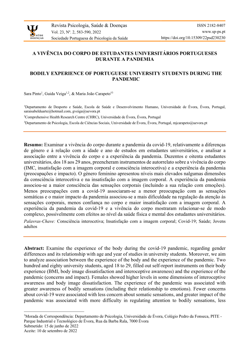 PDF) Methodological Articles Validação Portuguesa do Multidimensional  Assessment of Interoceptive Awareness (MAIA) Portuguese Validation of the  Multidimensional Assessment of Interoceptive Awareness (MAIA)