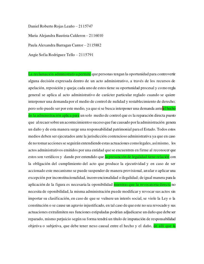 (PDF) El acto administrativo y sus generalidades