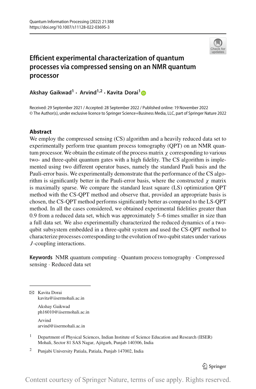 Efficient experimental characterization of quantum processes via