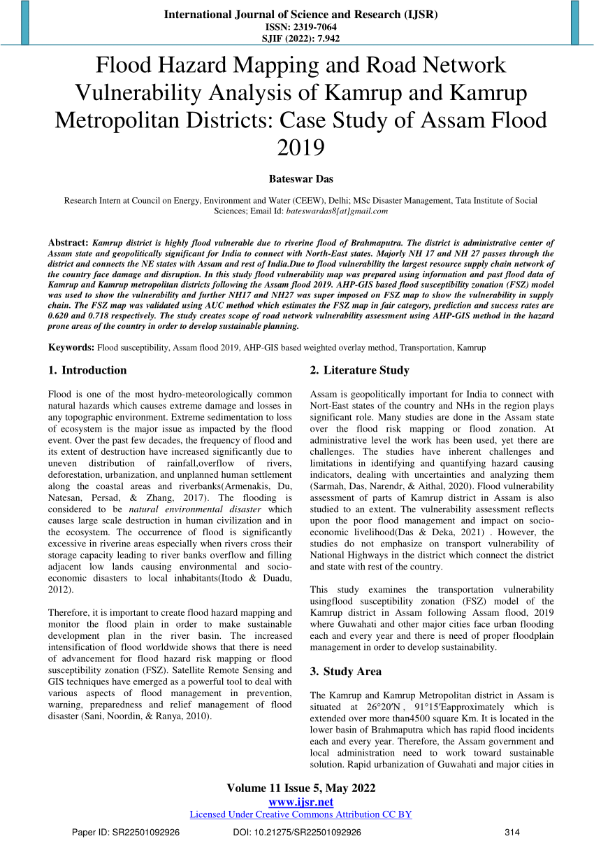 case study of assam flood