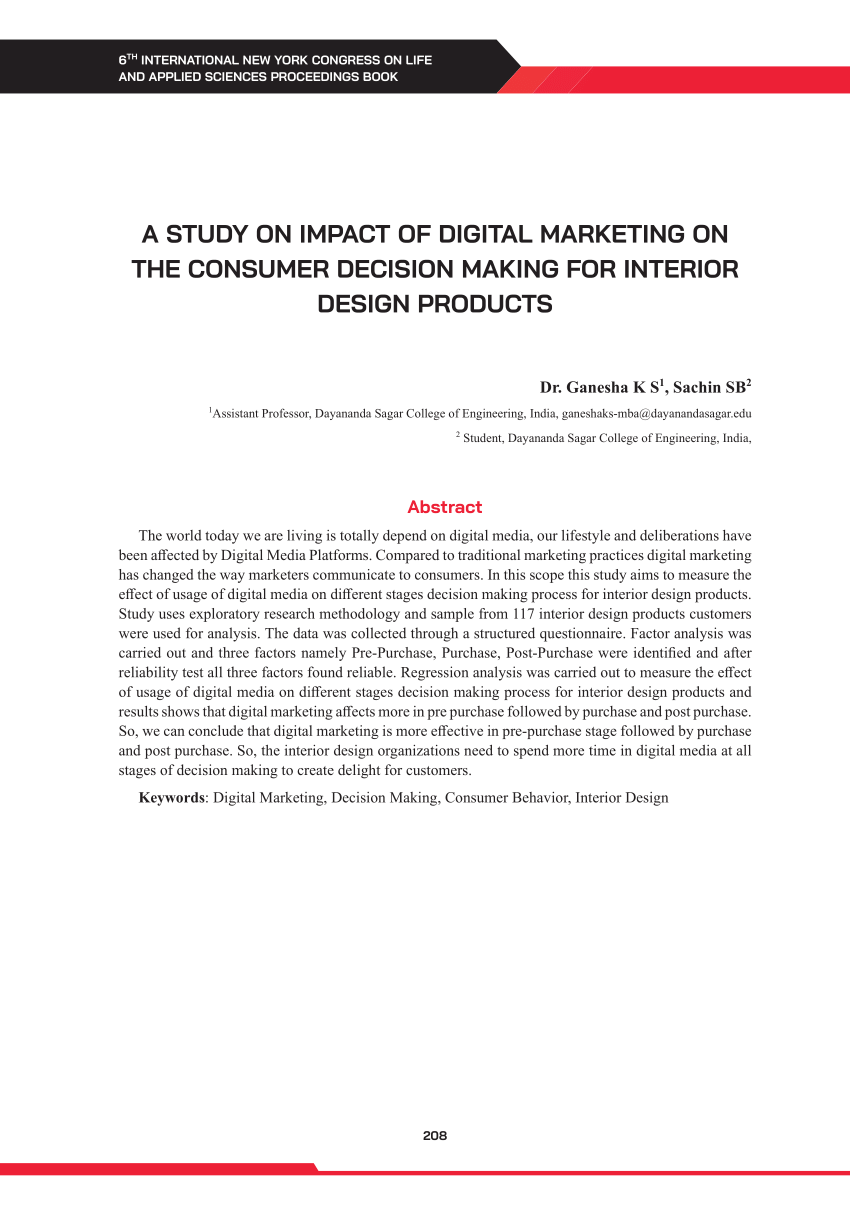 research paper on impact of digital marketing