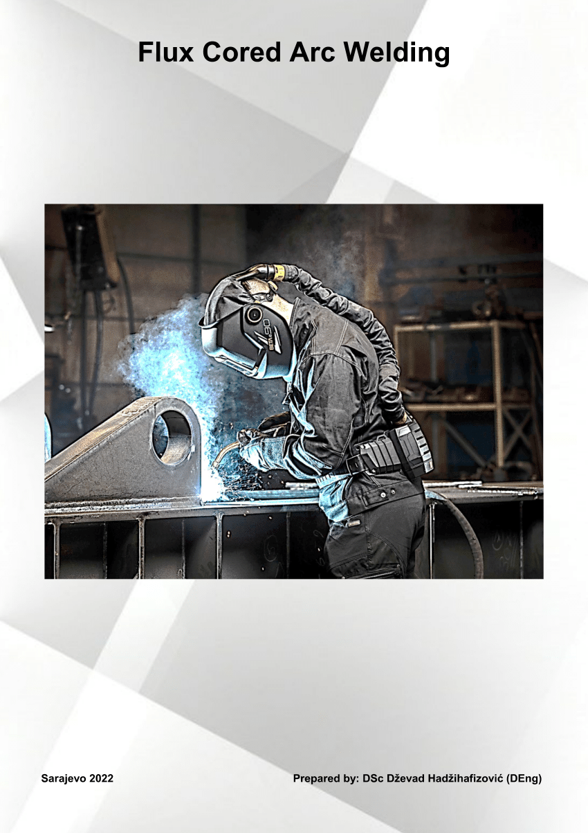 Pdf Flux Cored Arc Welding 4271