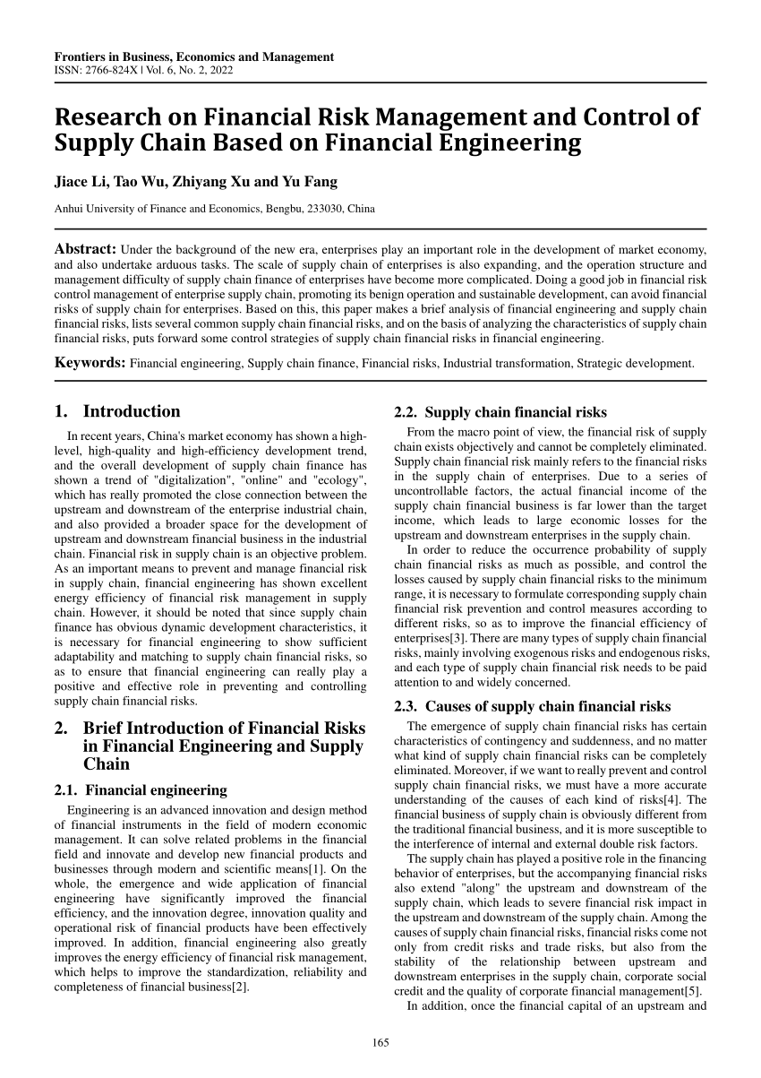 financial risk management case study with solution pdf