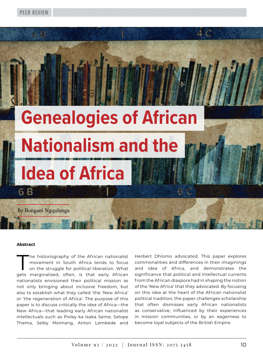 essay on african nationalism