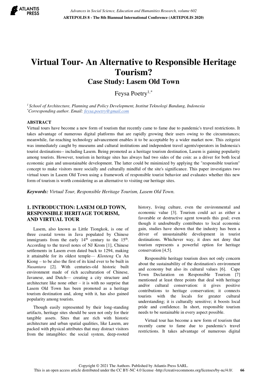 heritage tourism case study